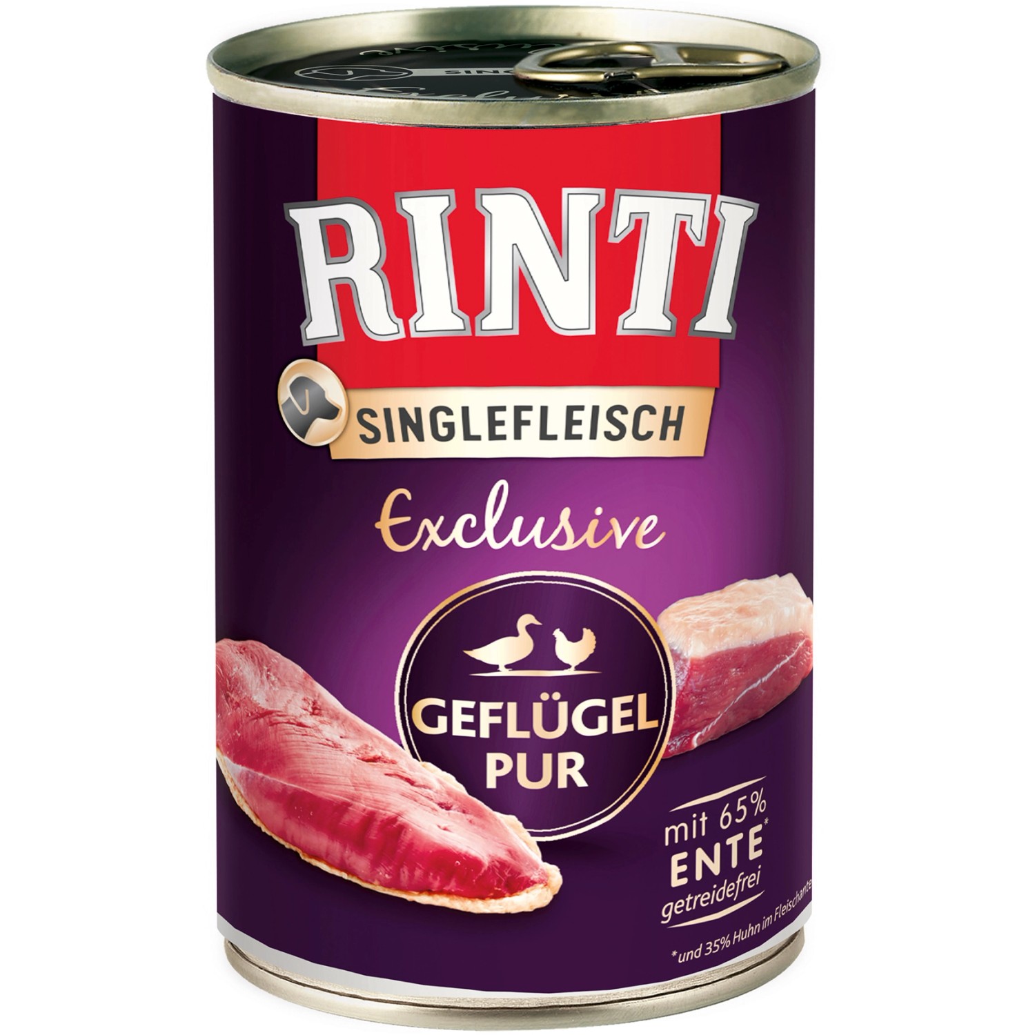 Rinti Hunde-Nassfutter Singlefleisch Exclusive Geflügel 400 g