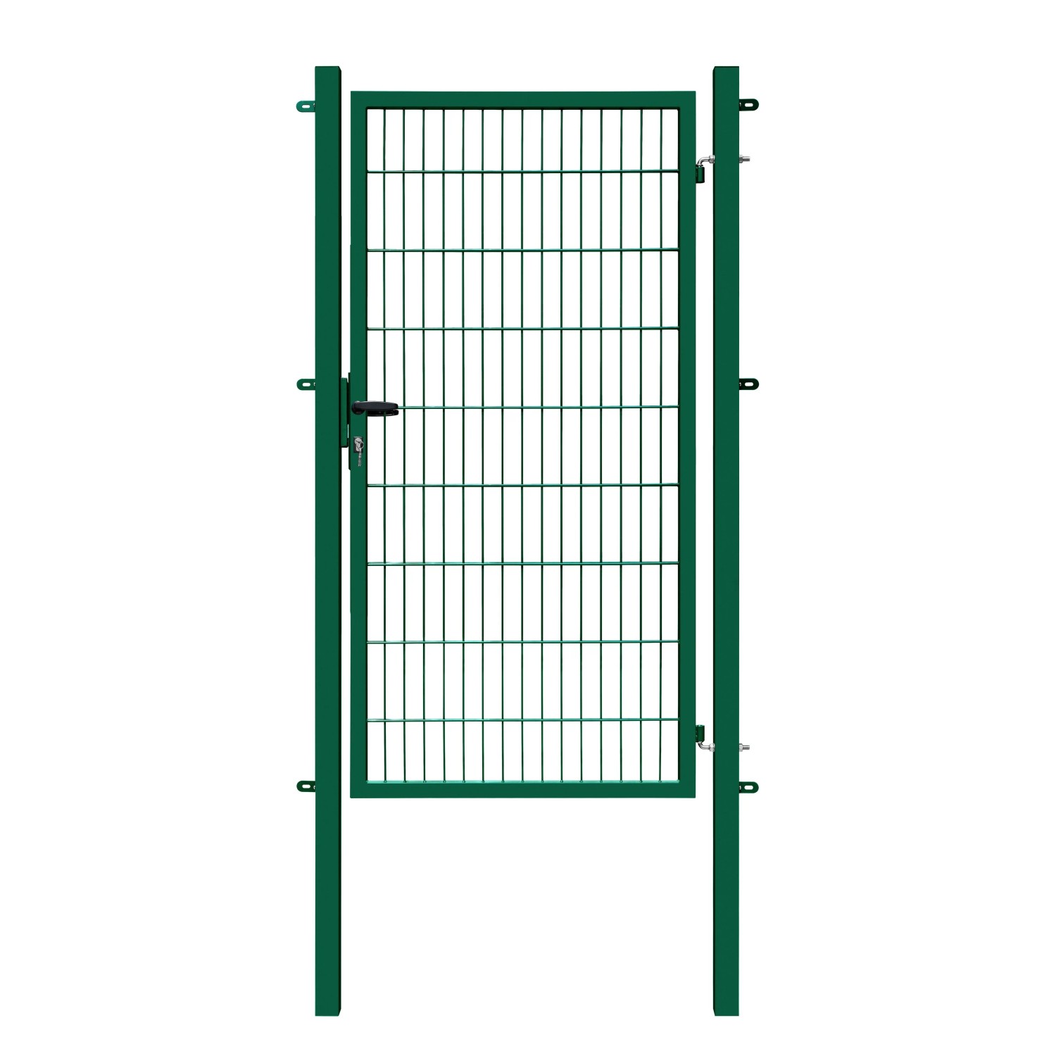 Gartentor Basic für Doppelstabmattenzaun Moosgrün 100 cm x 180 cm