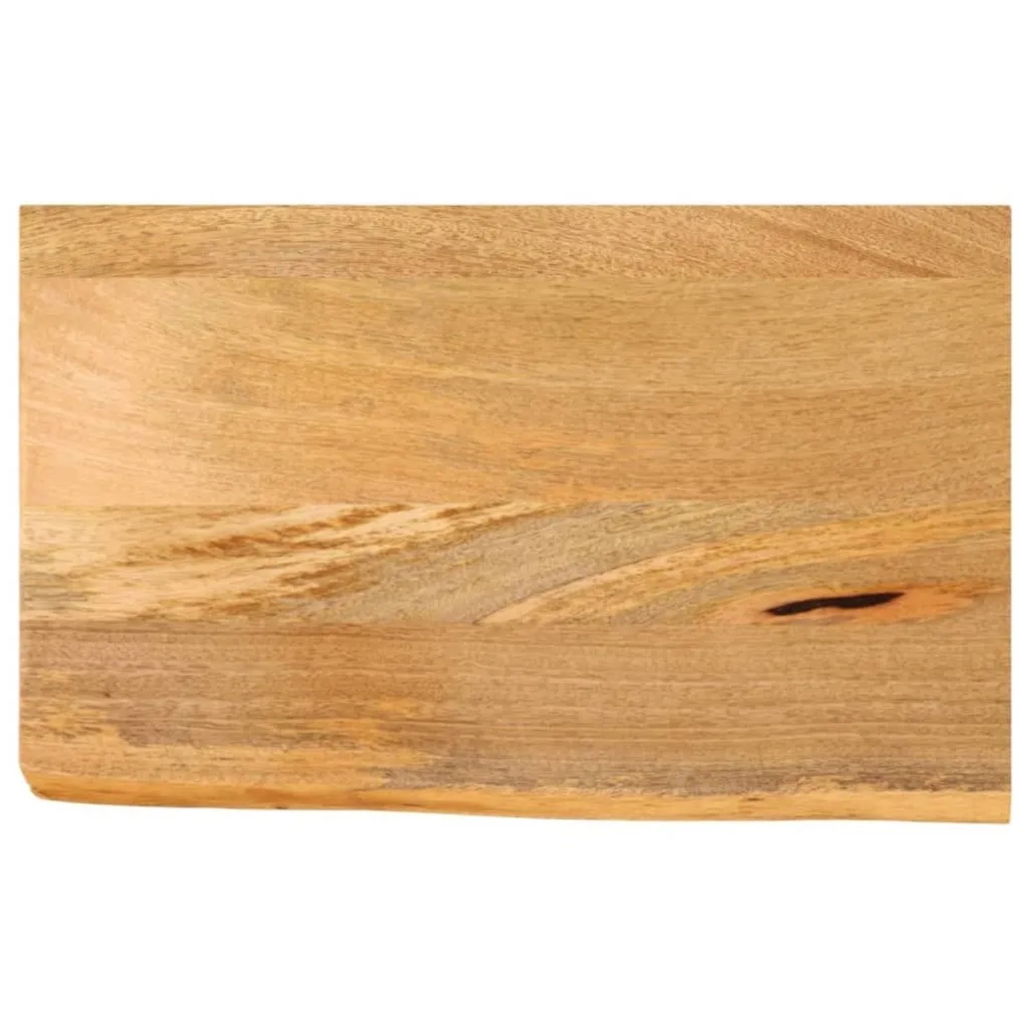 vidaXL Tischplatte mit Baumkante 60x40x3,8 cm Massivholz Mango 370488