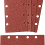 LUX Schleifstreifen Classic K40, 5 Stück, gelocht, für Schwingschleifer.