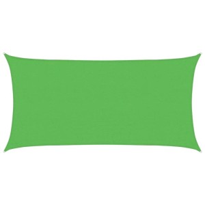 vidaXL Sonnensegel 160 g/m² Rechteckig Hellgrün 2,5x5 m HDPE 311291