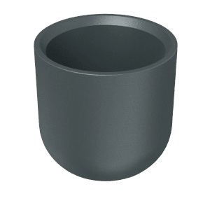 Prosperplast Blumentopf Molta Hoch Stabil Ø 48 cm x 48 cm Graphit