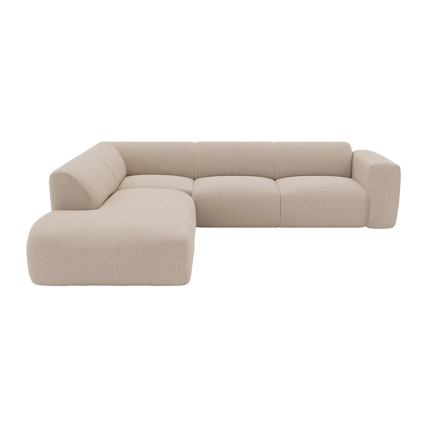 Vente-unique Sofa Ohne Schlafmöglichkeit Pogni Beige 269 cm