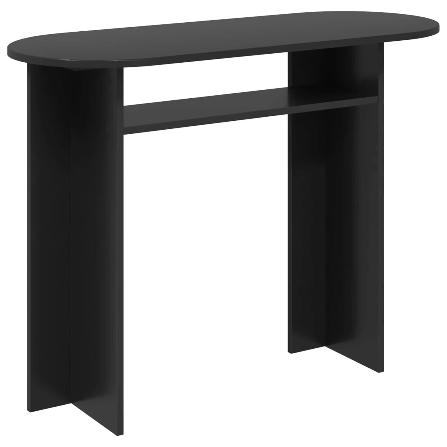 vidaXL Konsolentisch Schwarze Eiche 100 x 39,5 x 75 cm Holzwerkstoff 8001159