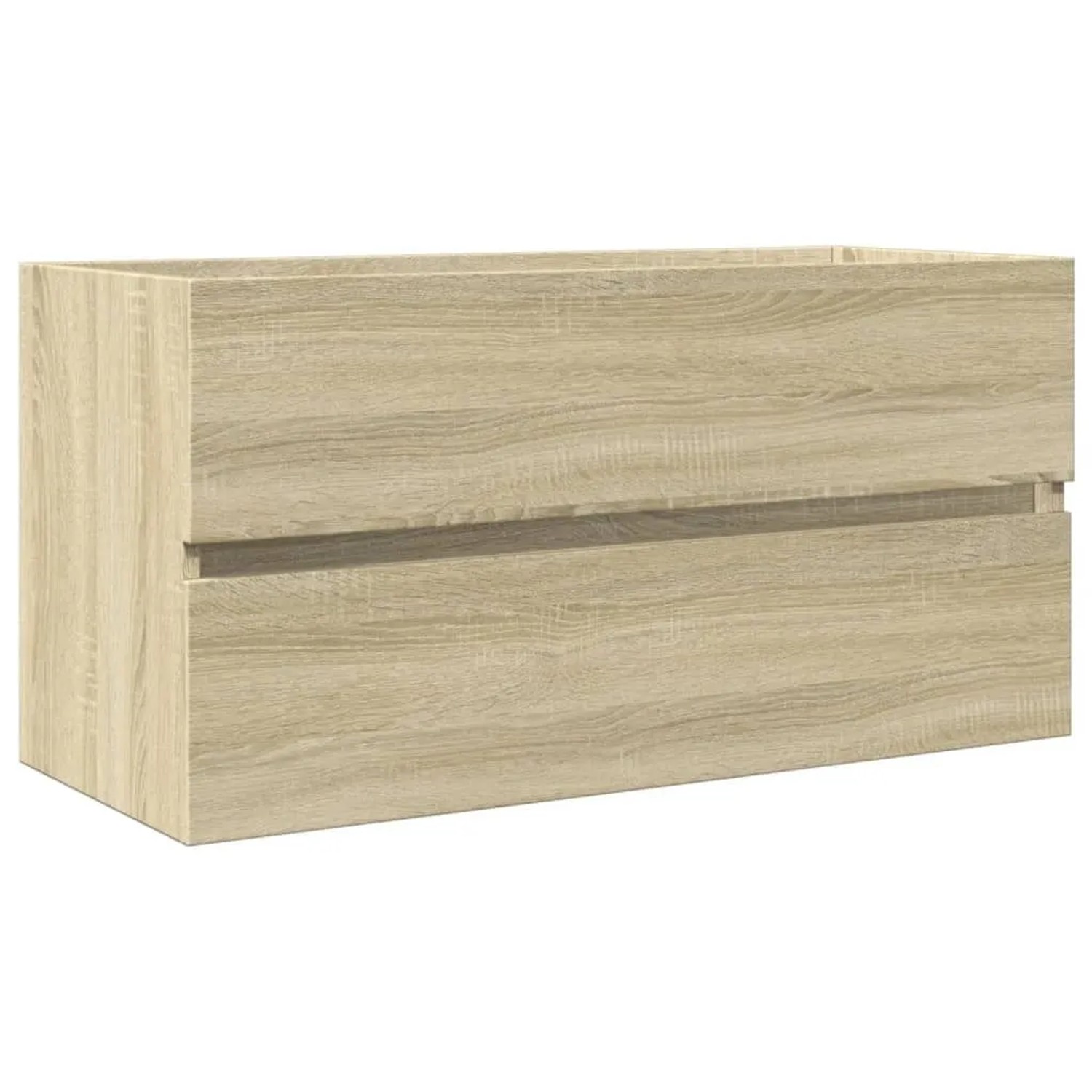 vidaXL Waschbeckenunterschrank Sonoma-Eiche 90x38,5x45cm Holzwerkstoff 8496 günstig online kaufen