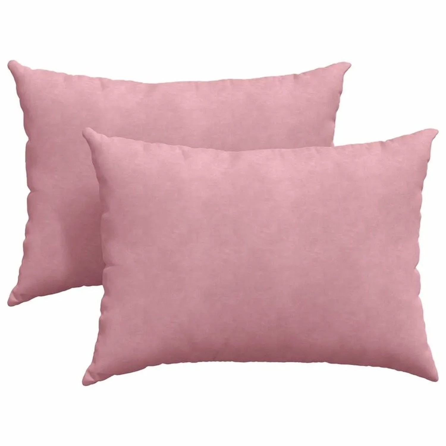 vidaXL Sofakissen 2 Stück Rosa 70 x 50 cm Cordstoff 42013760