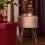 Burgunderrote Glasvase Blush Bordeaux, 25,5 cm hoch, Ø 18 cm. Dekorative Blumenvase für den Innenbereich.