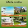 Vielseitige Einsatzorte: Strand, Garten, Terrasse, Park. Ideal für Sandkasten mit Deckel und Sitzbänken.