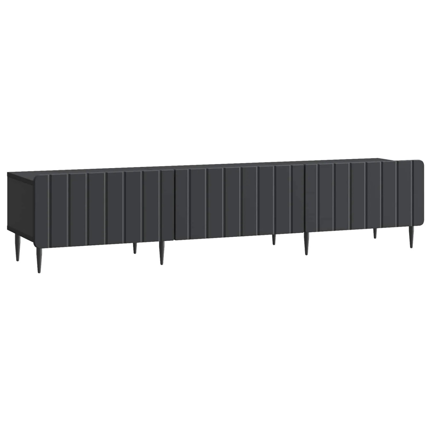 vidaXL TV-Schränk Schwarz 147 x 34,5 x 32 cm Holzwerkstoff 894476
