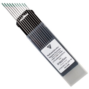 STAHLWERK Wolframelektroden WP Grün Set, 10 Stück (1,6/2,4 mm), Zubehör für Schweißgeräte.