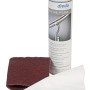 Edelstahl Pflege- und Reinigungsset mit Spray, Schleifkissen und Tüchern für Treppen & Geländer.