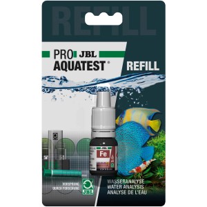 JBL ProAquaTest Fe Eisen Refill für Aquarium-Wassertest. Reagenz zum Nachfüllen für ca. 50 Messungen.