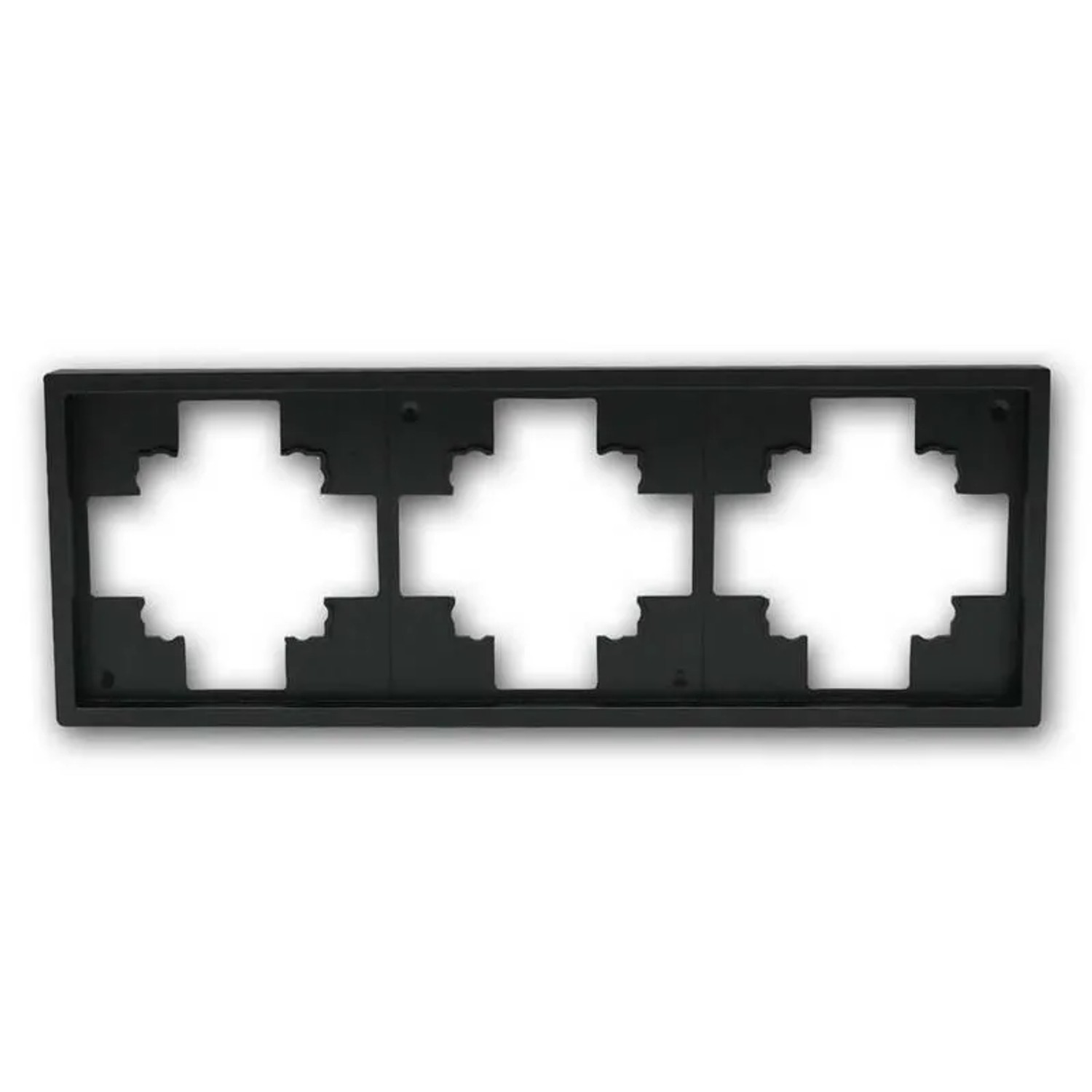 McPower 3-Fach Rahmen SHALLOW Anthrazit 225x80x10mm