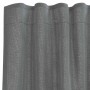 vidaXL Voile Vorhänge mit Stangentaschen 2 Stk Dunkelgrau 4102185_5