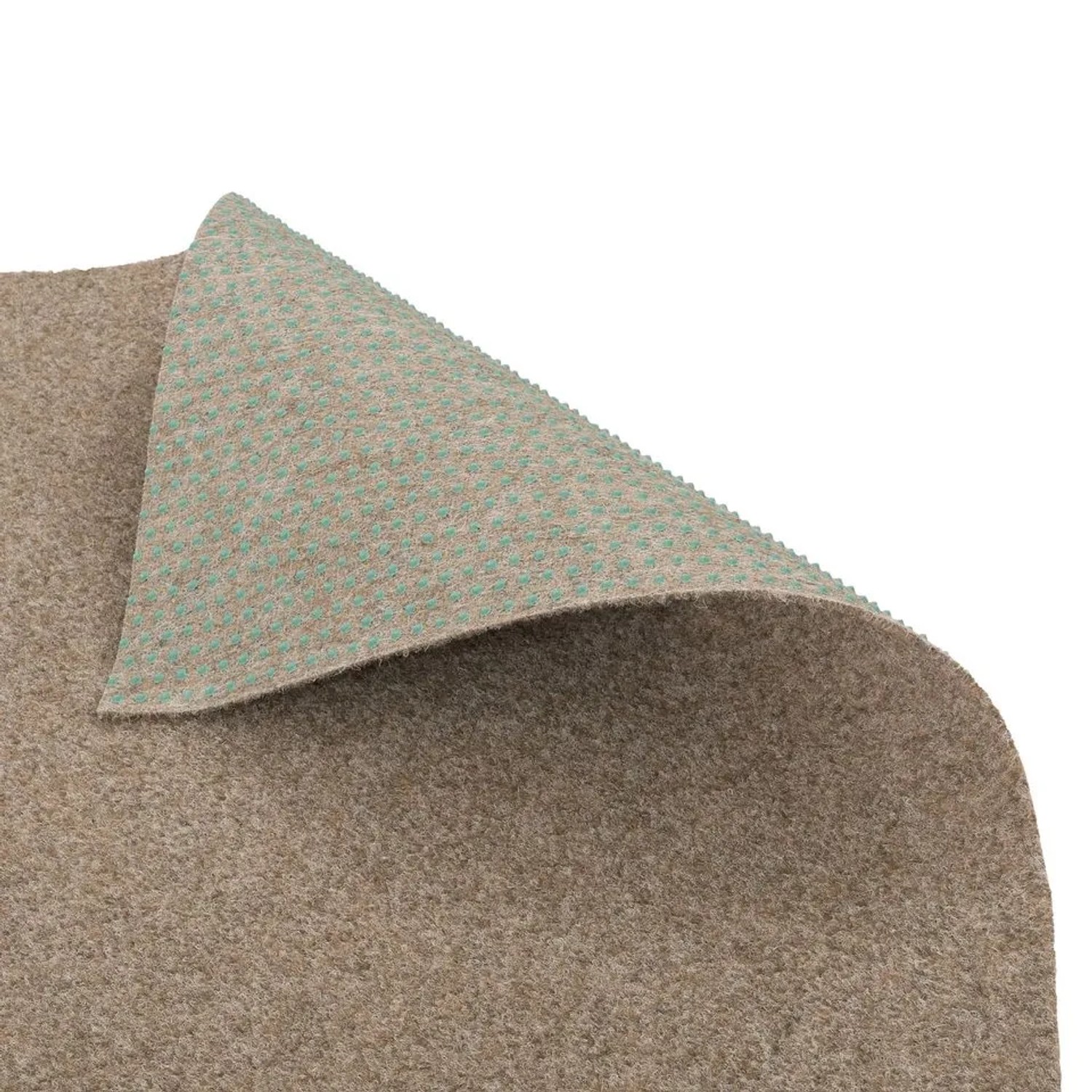 Beiger Snapstyle Kunstrasen Rasenteppich Kingston (200x150cm) mit Noppen und Drainage.
