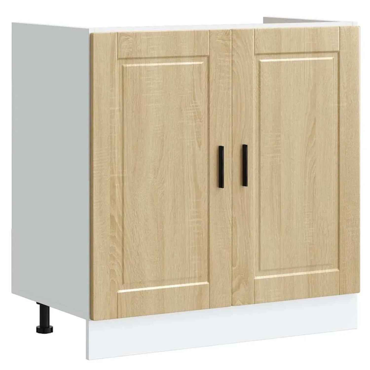 vidaXL Spülenunterschrank Porto Sonoma-Eiche 80x46x81,5 cm 853930