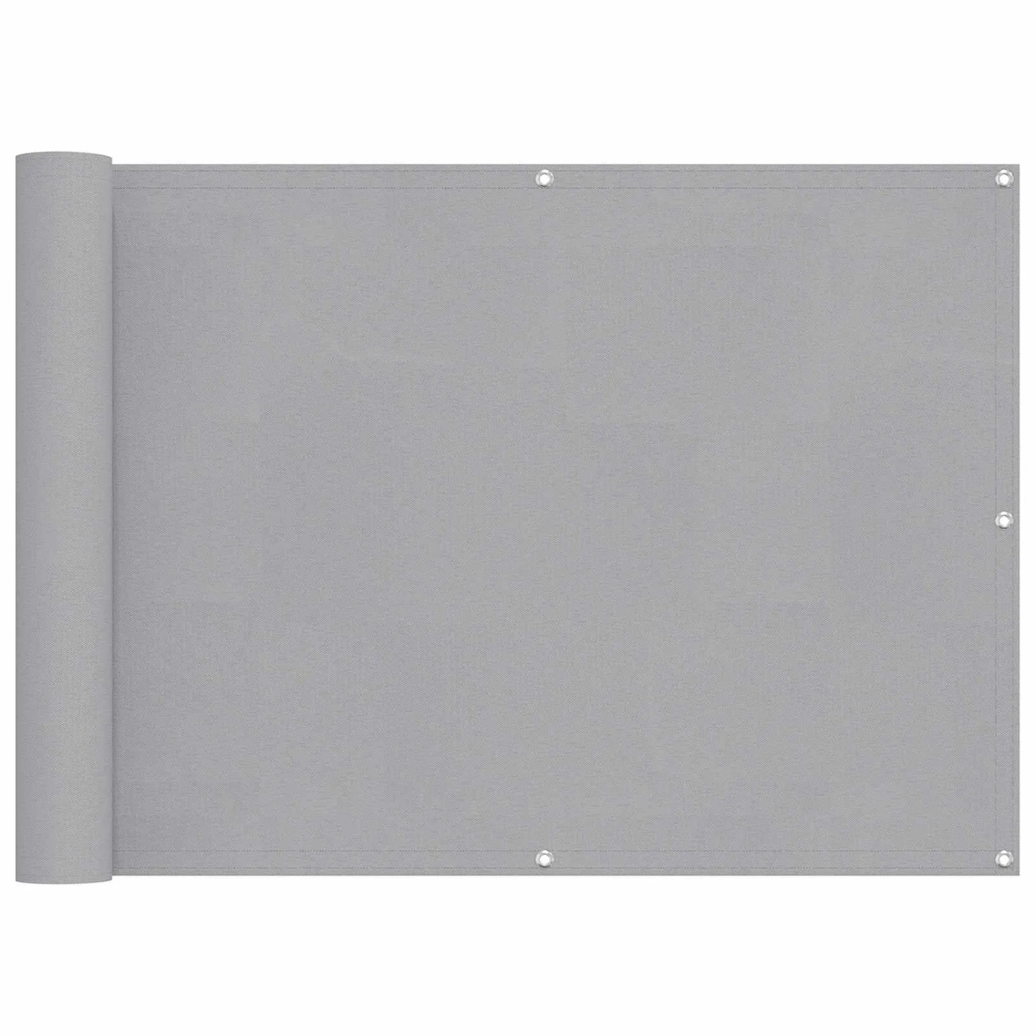 vidaXL Balkonsichtschutz Hellgrau 75 x 200 cm 42030542