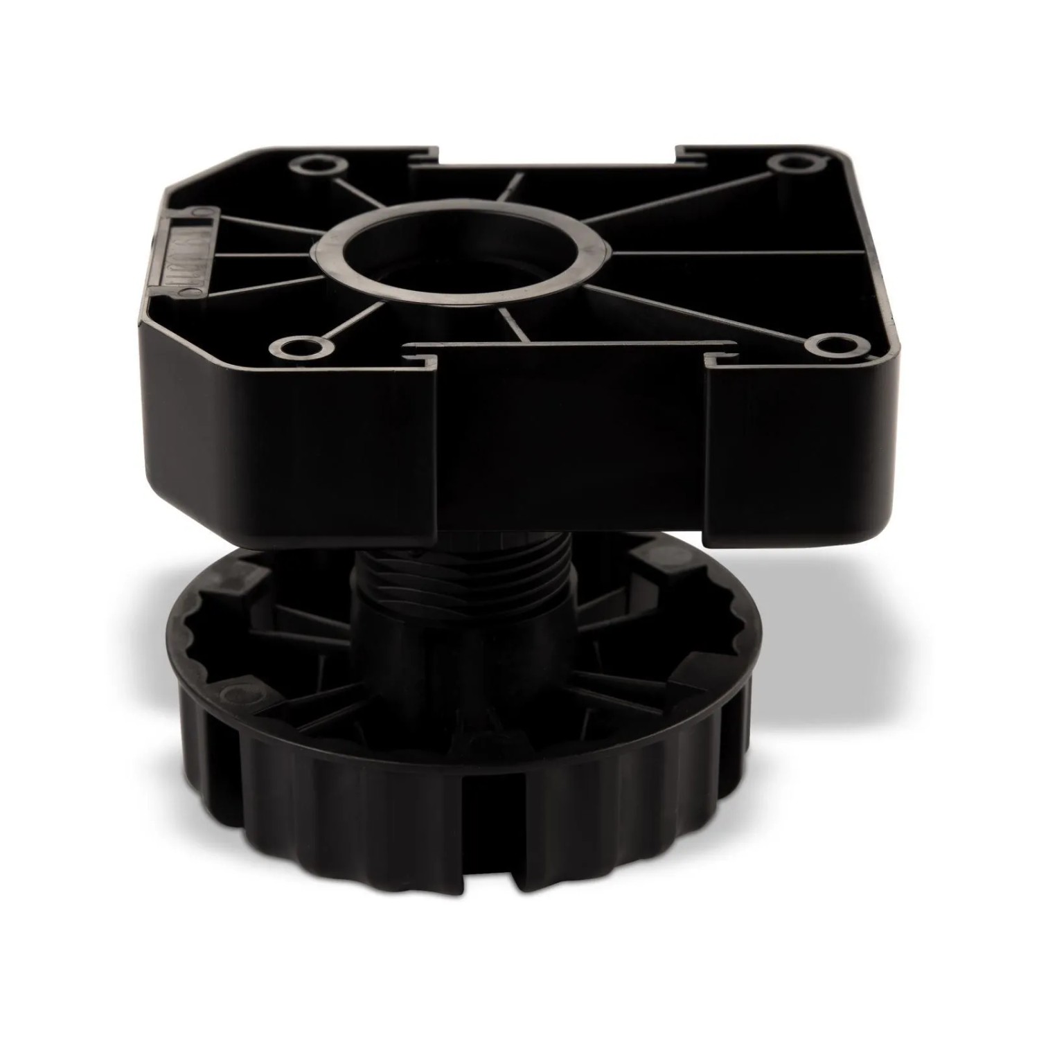 SOTECH 20er Set Möbelfüße Schwarz mit Sockelhöhe 75 mm