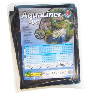 Ubbink Aqualiner Teichfolie, 4x4m, 0,5mm stark, verpackt. Ideal für Gartenteiche.