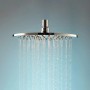 Schulte Kopfbrause, extra-flach, verchromt, Ø 30 cm, mit Wasserstrahl.