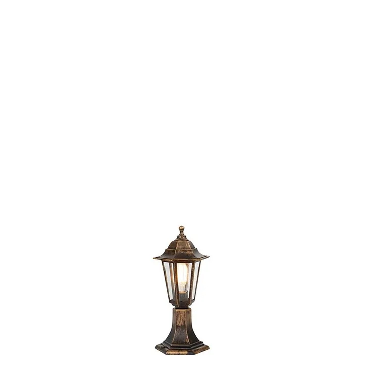 QAZQA Außenlampe Antik Messing IP44 New Haven