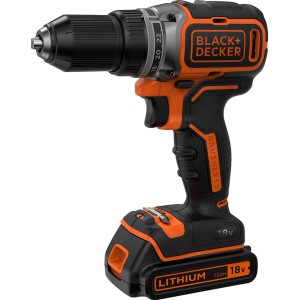 Black+Decker Akku-Bohrschrauber BL186KB mit Akku und Koffer.
