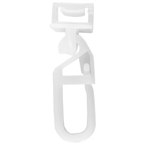 Weißer Klickgleiter für Aluminium Vorhangschiene (1-2 Lauf) von Bestlivings.