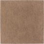 Beige, selbstklebende Andiamo Teppichfliese mit Rippenstruktur, 40x40 cm.