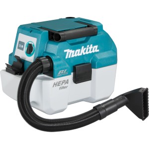 Makita Akku-Staubsauger DVC750LZX3, Nass- und Trockensauger mit Hepa-Filter, 18V (ohne Akku).