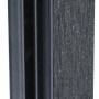 GroJa Solid Pfostenabdeckleiste, 2,9 cm, anthrazitgrau, für Zaunbau & Sichtschutz.