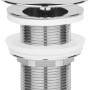 Chromfarbenes baliv Schaftventil SV-3410 für Auslaufventile, Detailansicht.