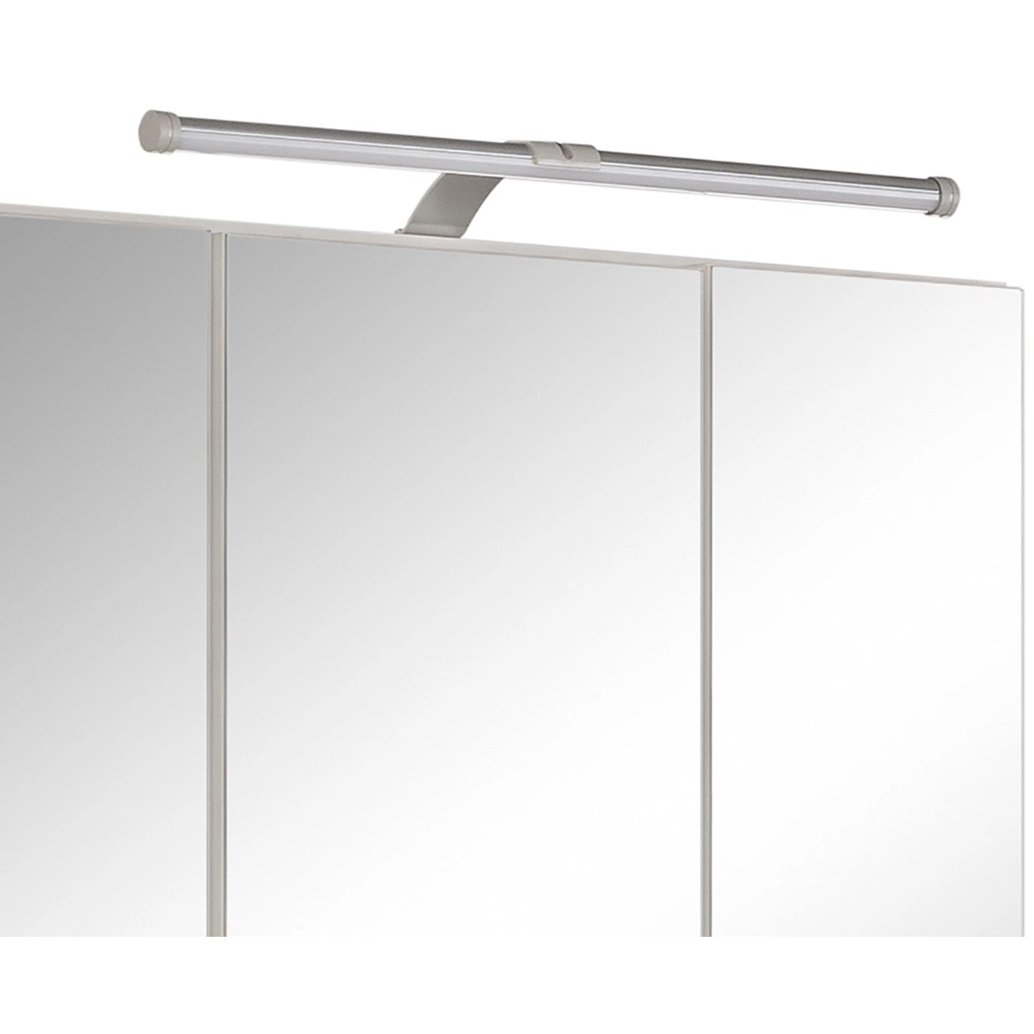 Held Möbel Molina Spiegelschrank, 60 cm, Weiß mit LED-Leuchte.