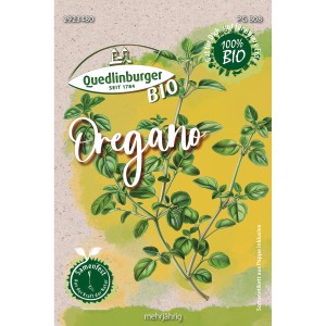 Bio-Oregano Samen von Quedlinburger: Mehrjährige, würzige Kräutersamen für Garten und Balkon.