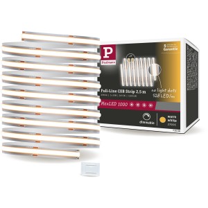 Paulmann MaxLED 1000 LED-Streifen COB, 2,5 m, warmweiß, mit Verpackung.