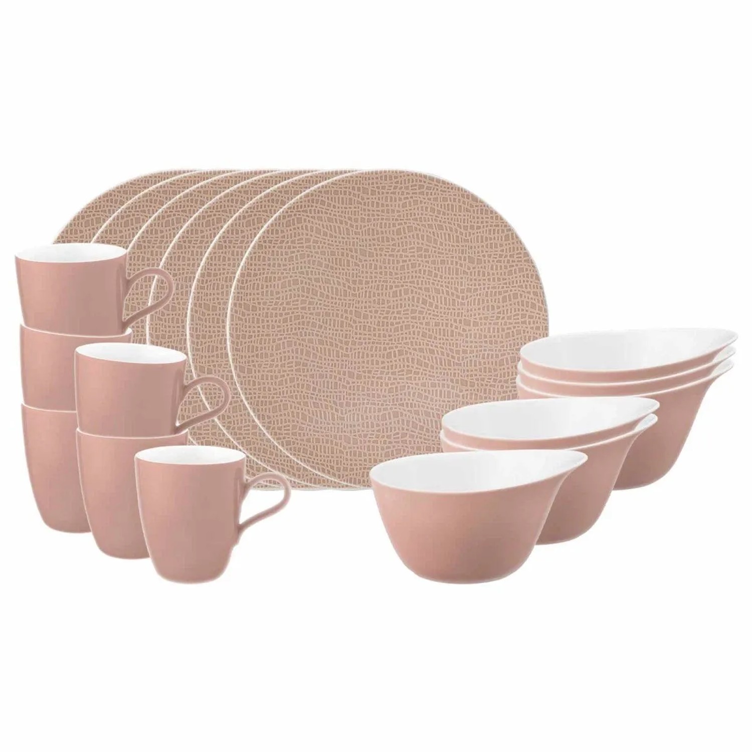 Seltmann Weiden Life Fashion Frühstücks-Set 18-teilig Posh Rose