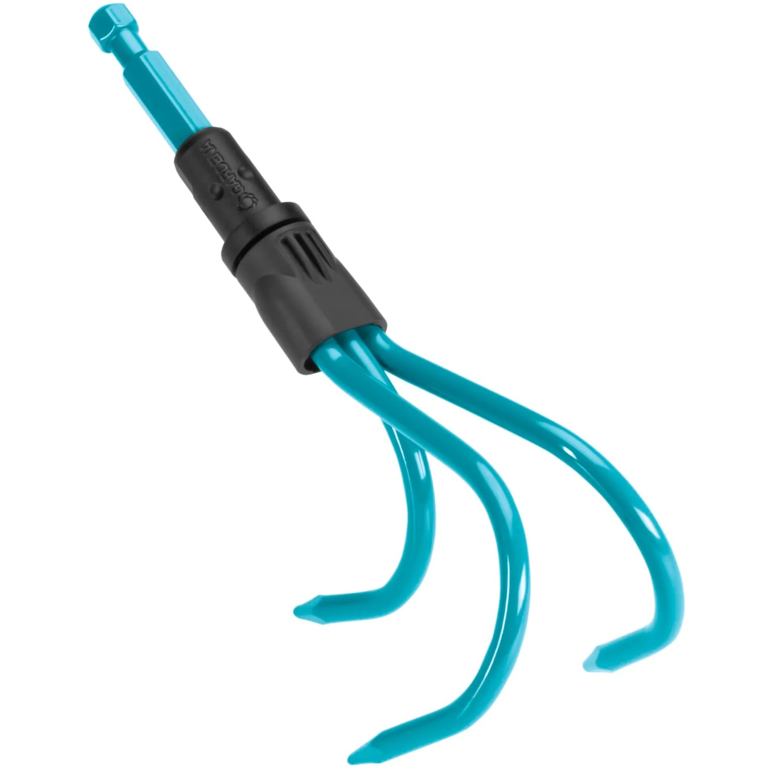 Gardena Combisystem Grubber Aufsatz, blau, für wurzelschonendes Lockern des Bodens.