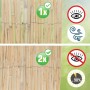 Urfence Schilf Sichtschutz: Oben einlagig für Windschutz, unten doppelt für blickdichten Schutz. Ideal für Balkon & Garten.