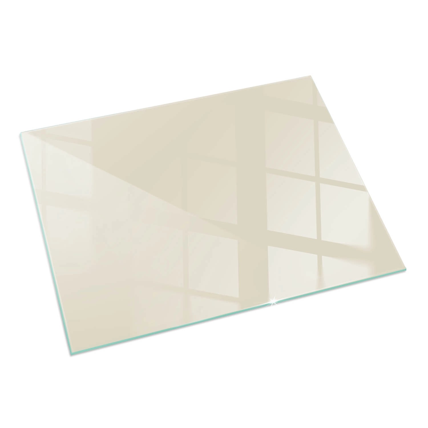 Tulup Glasplatte für Kamin Gelb Glasplatte für Kaminöfen Rechteck 60x40 cm günstig online kaufen