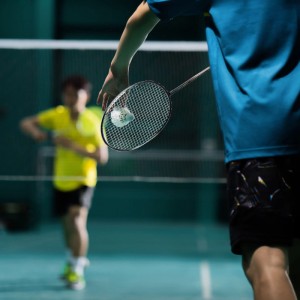 Relaxdays Badmintonset Metall mit Tragetasche 66 cm x 20 cm x 1 cm