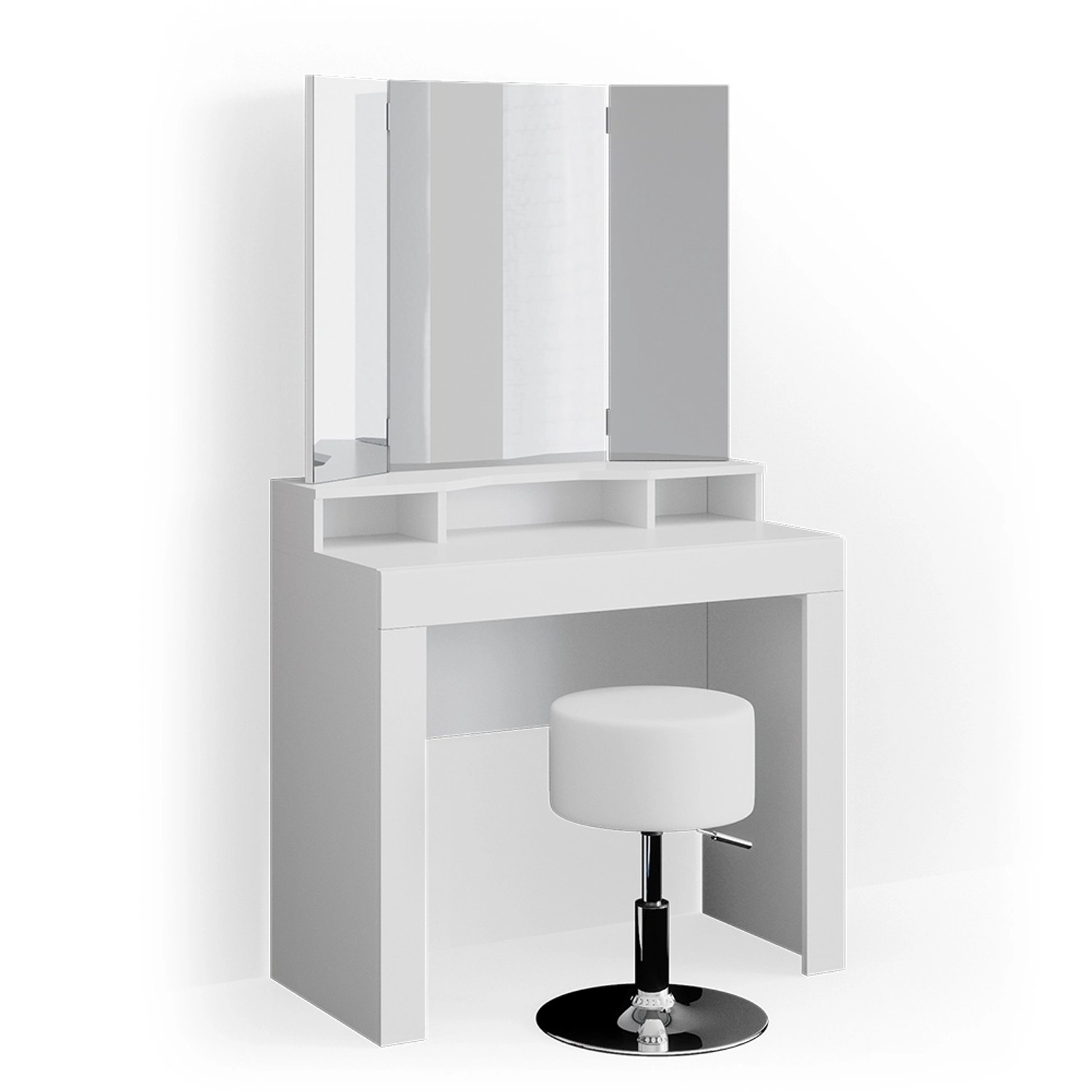 Vicco Schminktisch Nora Weiß 89.5 cm mit Hocker günstig online kaufen