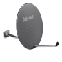 Hama SAT-Antenne 80 cm, anthrazit, aus Aluminium mit Wandhalterung. Für stabilen Satellitenempfang.
