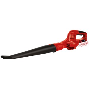 Einhell Akku-Laubbläser GC-LB 18 Li-Solo Kit, rot/schwarz, mit Akku und Ladegerät.