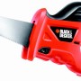 Black+Decker Elektro-Handsäge KS880EC, 400 W, rot/schwarz, mit Sägeblatt.