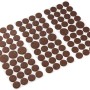 105-teiliges Filzgleiter-Set in Braun für Möbel und Oberflächenschutz.