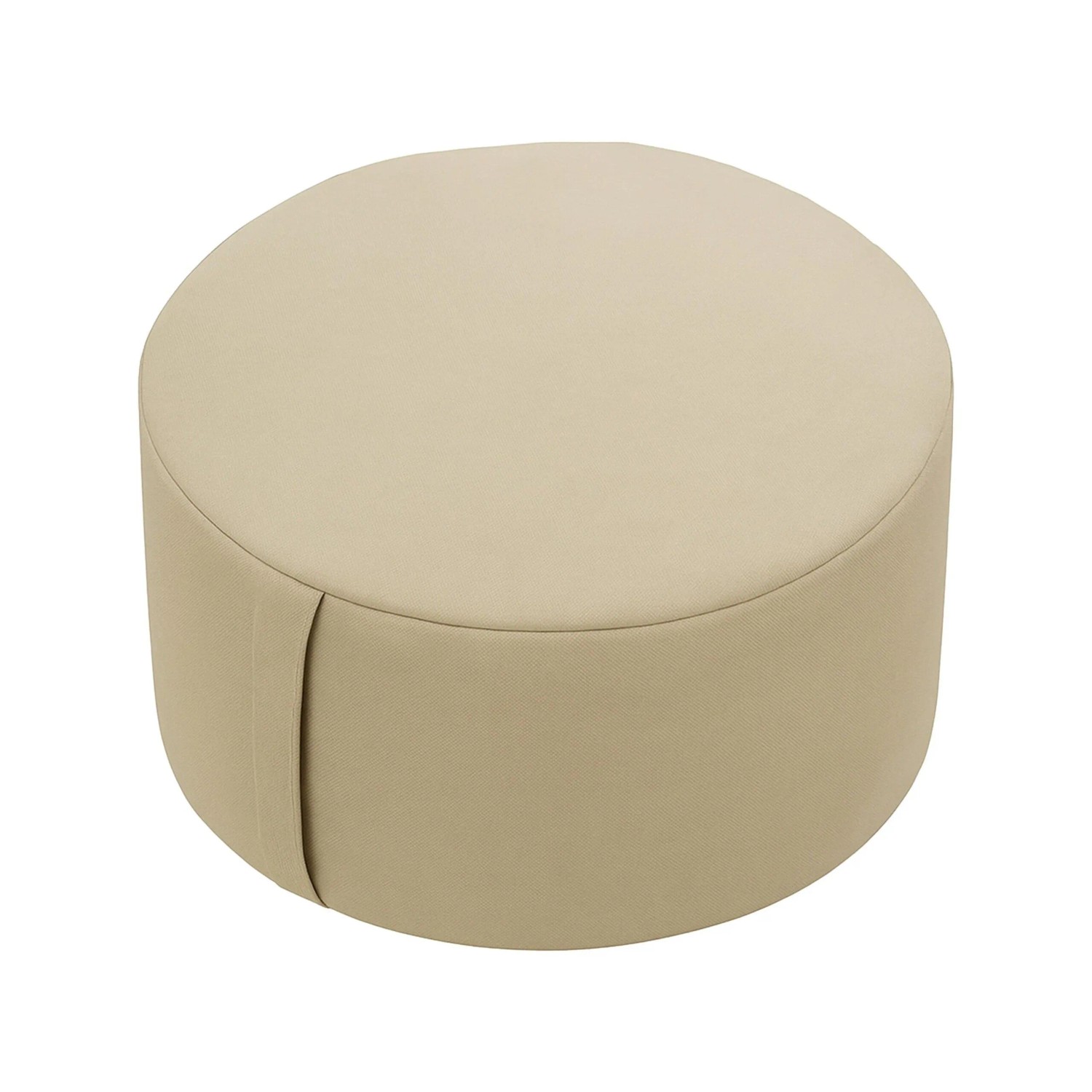 Relaxdays Meditationskissen Baumwolle Buchweizenschalen Beige Waschbar 13 cm x 33 cm 2,1 kg