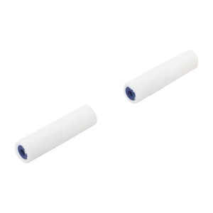 Zwei LUX Felt-Walzen, 10 cm breit, für fusselfreies Lackieren.