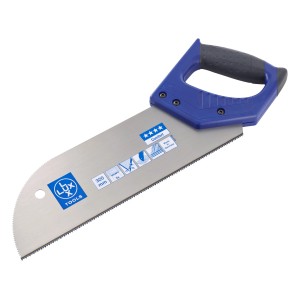 LUX Furniersäge Comfort, 320mm Handsäge mit feiner Zahnung für präzise Schnitte.
