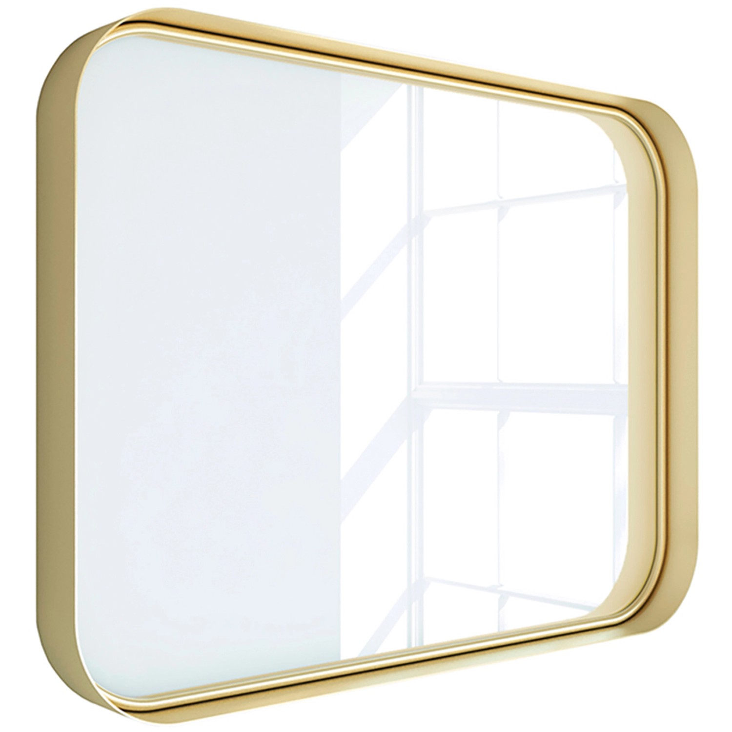 Randal Metallspiegel Rechteckig 80 cm x 60 cm Goldschimmer