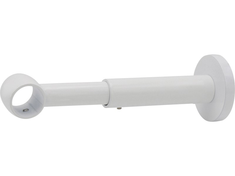 Mydeco Gardinenstange-Halterung Noble 1-läufig ausziehbar Weiß Ø 2 cm  Abstand 15 kaufen bei OBI