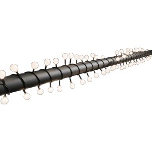 Konstsmide LED-Lichterkette mit 80 warmweißen Globe-Leuchten für Innen und Außen.